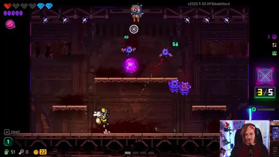 Neon Abyss 2 Temple of Faith portal with readable Faith context